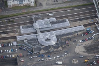 Oblique aerial view of Stirling Station, looking ENE.