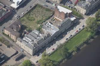 Oblique aerial view of Carlton Place, looking WSW.