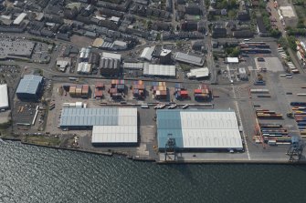 Oblique aerial view of Albert Harbour, looking SW.