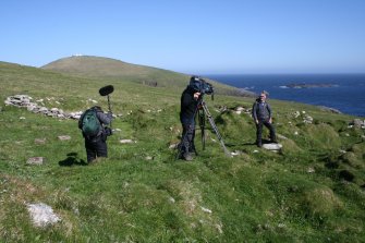 Film crew, left to right: Richard Paterson, Richard Cook and Paul Murton.