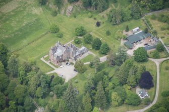 Oblique aerial view.