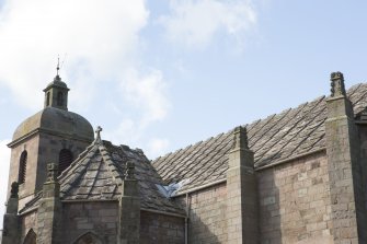 View of roof from south east.