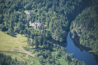 Oblique aerial view.