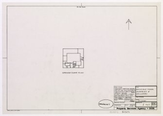 Ground floor plan of Amisfield Tower