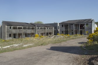 General view of northern accommodation blocks, taken from the south.