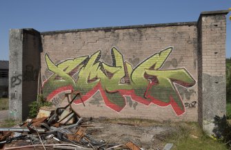 Graffiti art by Smug, taken from the south.
