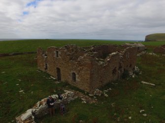 Oblique aerial view