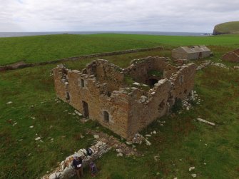 Oblique aerial view