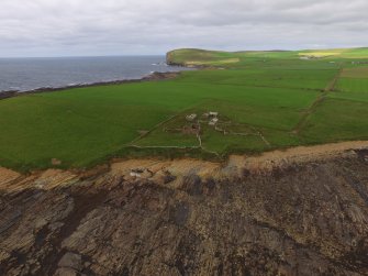 Oblique aerial view