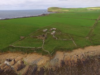 Oblique aerial view