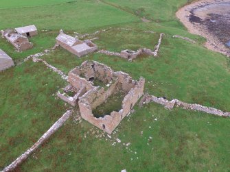 Oblique aerial view