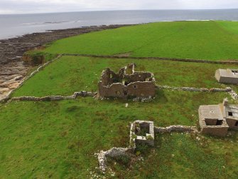 Oblique aerial view