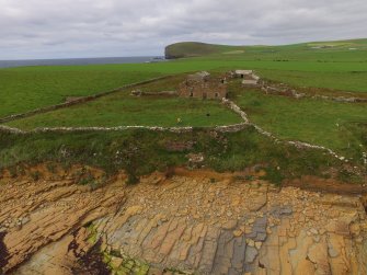 Oblique aerial view