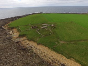 Oblique aerial view