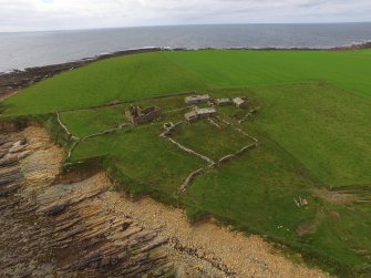 Oblique aerial view