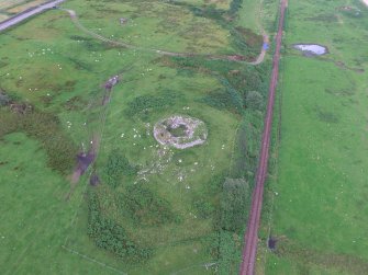 Oblique aerial view