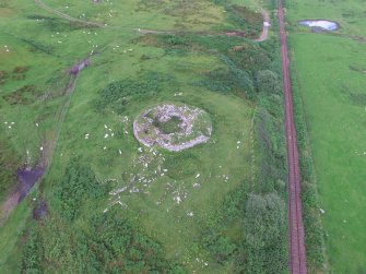 Oblique aerial view