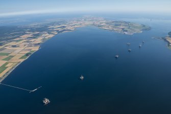 Oblique aerial view of the Cromarty Firth.