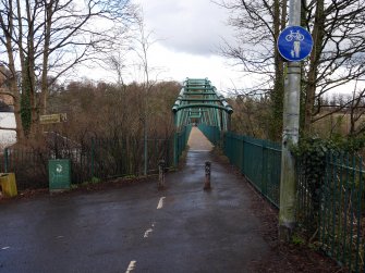 View of footbridge, taken from the west.