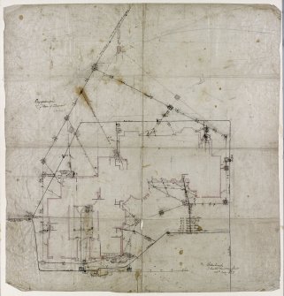 Drainage plans of house.