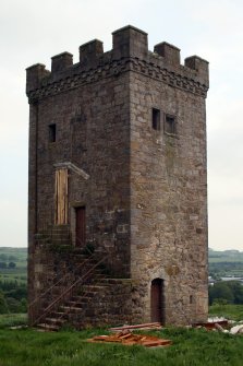View of tower from north.