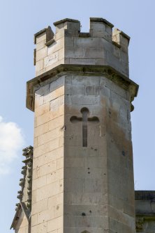 East corner tower.