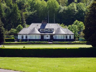 View of bowling club, taken from the north.