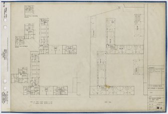 Edinburgh, East Claremont Street. Old people's housing. Plans