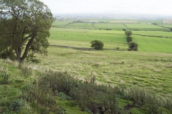 View of surrounding landscape from north.