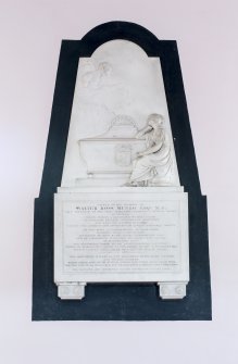 Detail of memorial to Walter Ross Munro by Henry Rouw c.1816.