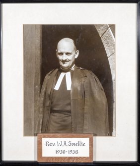 Church minister Rev W. A. Smellie 1930-1938