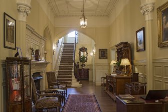 Ground floor. Entrance hall from south.