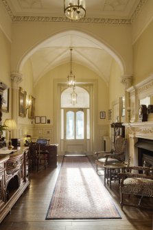 Ground floor. Entrance hall from north.