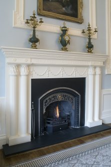 Ground floor. Drawing room fireplace.