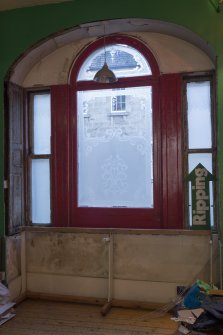 View of window from east.