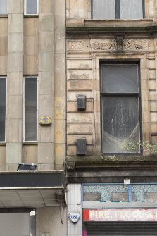 Detail of windows and stonework.