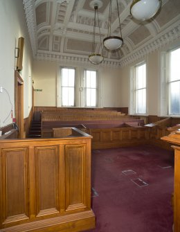 Interior. First floor. General view of court room.