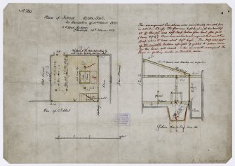 Folio 1. 27. Calton Jail. Gibbet. Plan of Gibbet for execution of