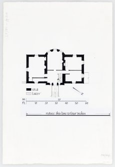 Publication drawing; phased ground floor plan
