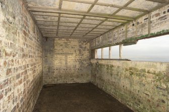 Battery Observation Post, 1st floor room, view from W.