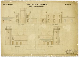Plans of tower and dwelling houses.