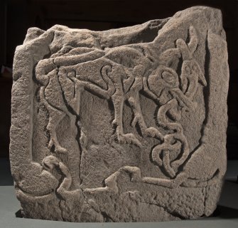 Forteviot 1 Pictish cross fragment face c