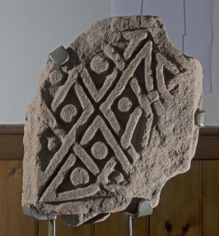 Forteviot 3 Pictish cross fragment face a