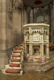 Pulpit from south west.