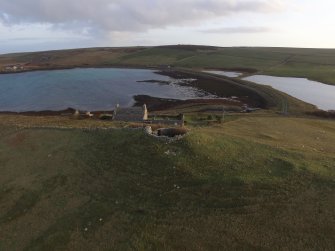 Oblique aerial view