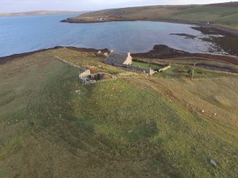 Oblique aerial view