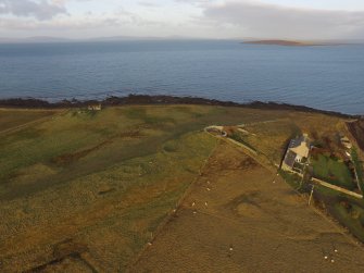 Oblique aerial view