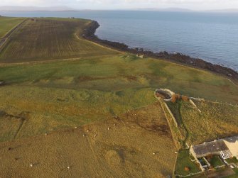 Oblique aerial view