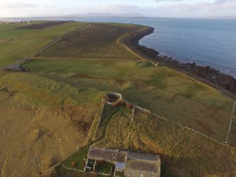 Oblique aerial view