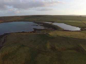 Oblique aerial view